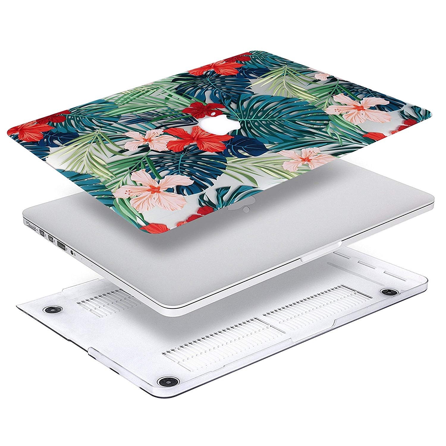 CARCASA FUNDA PROTECTOR CASE izÜg para Macbook Pro 13 A1278 con CD-Rom FLORES