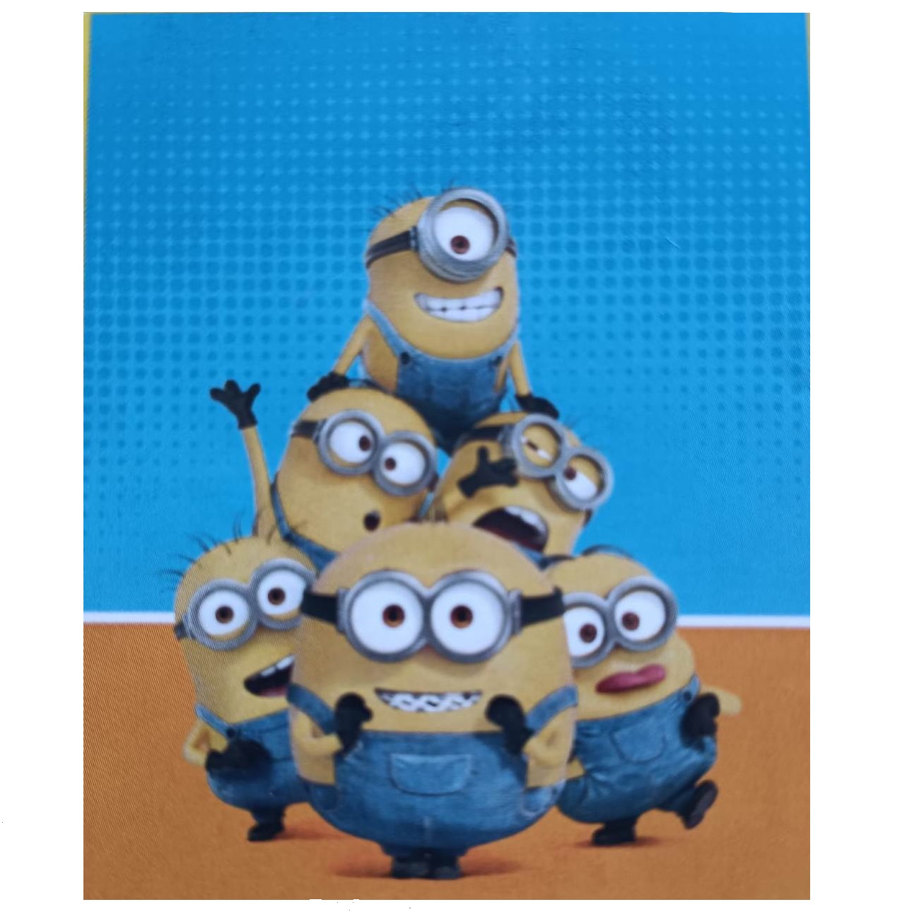 Edredon Minions Individual  Reverso Borrega 