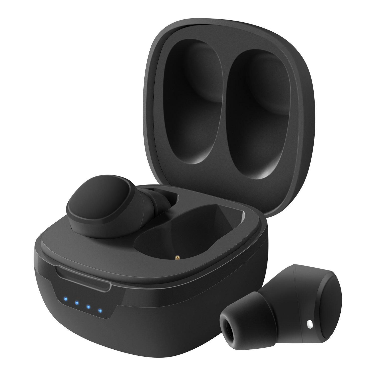 Mini Audífonos Bluetooth FreePods True Wireless, negros