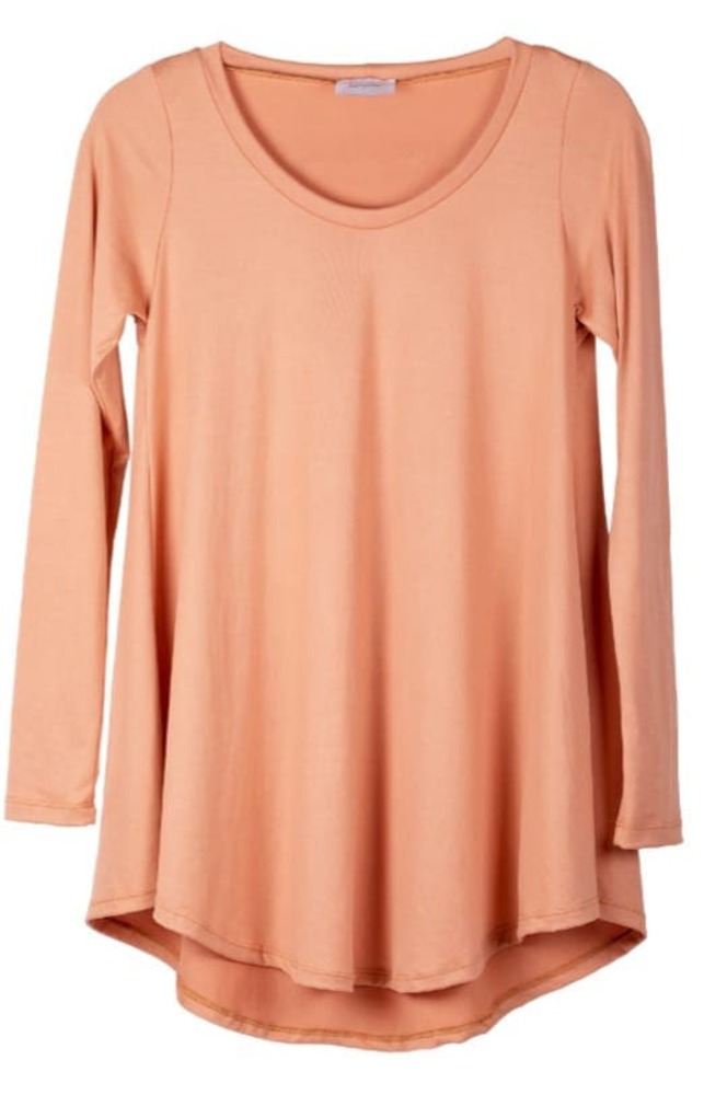 Blusa tipo túnica manga Larga