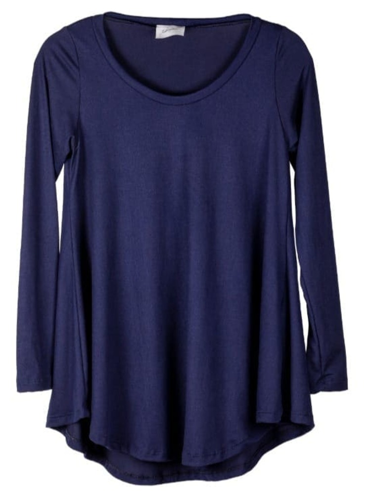 Blusa tipo túnica manga Larga