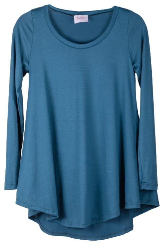 Blusa tipo túnica manga Larga