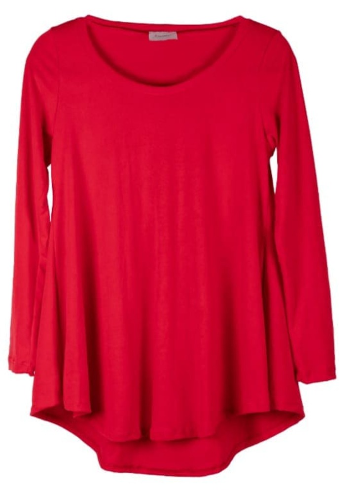 Blusa tipo túnica manga Larga