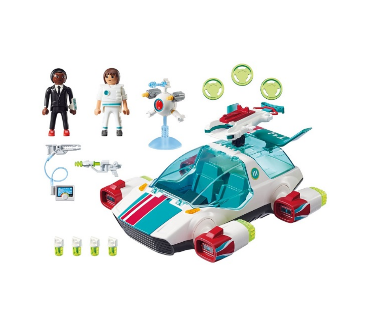 Playmobil 9002 Super4 Fulguriix con Agente Gene
