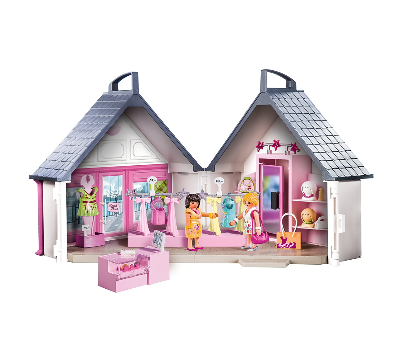 Playmobil 9113 City Life Maletín Tienda de Ropa Portátil