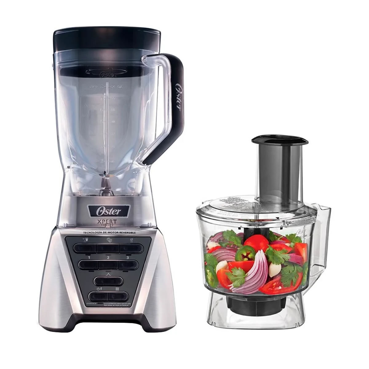 Licuadora Xpert + Procesador Alimentos Oster BLST3AACC013 WT