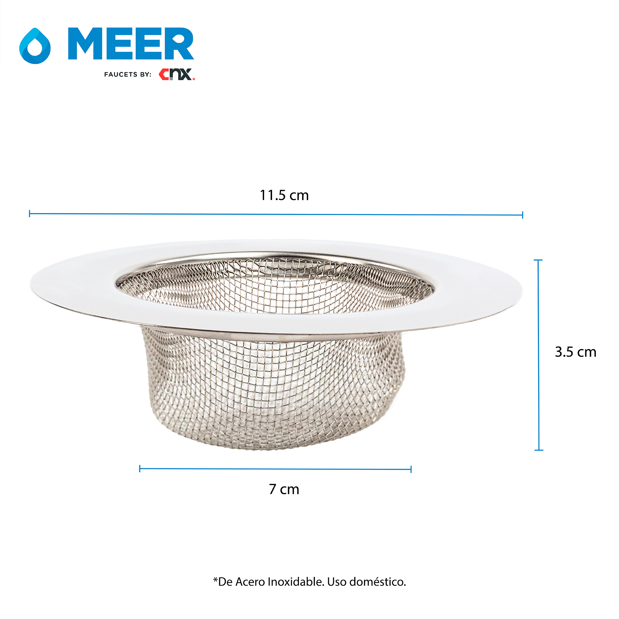 Rejilla De Acero Inoxidable Para Contra Canasta, paquete De 2
