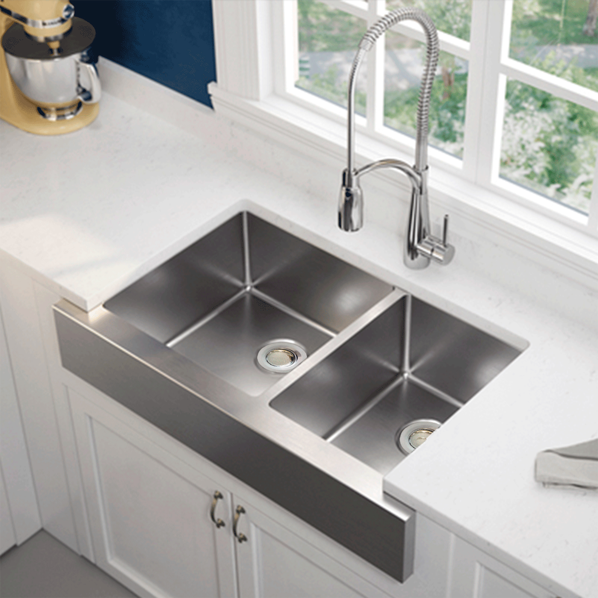 Rejilla De Acero Inoxidable Para Contra Canasta, paquete De 2