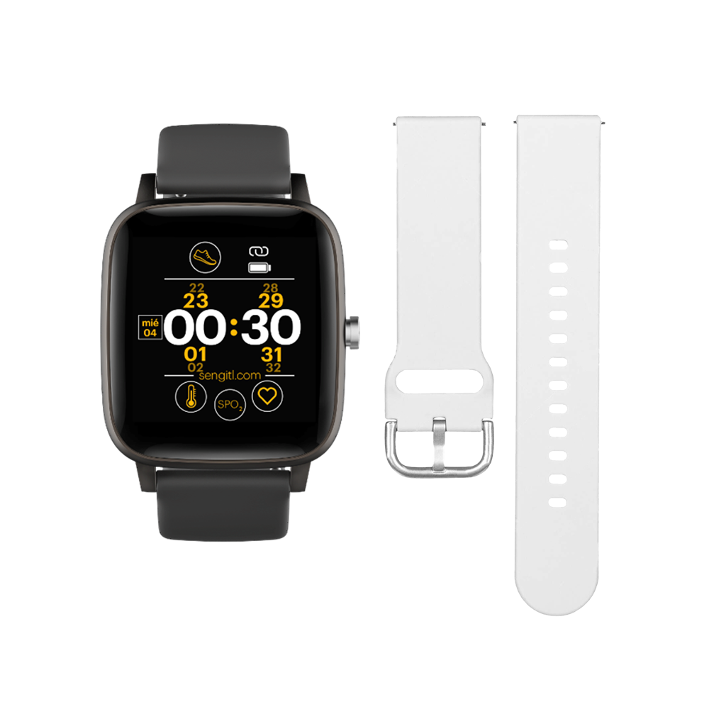 Fit Watch Kodak SEREN con termómetro color Negro