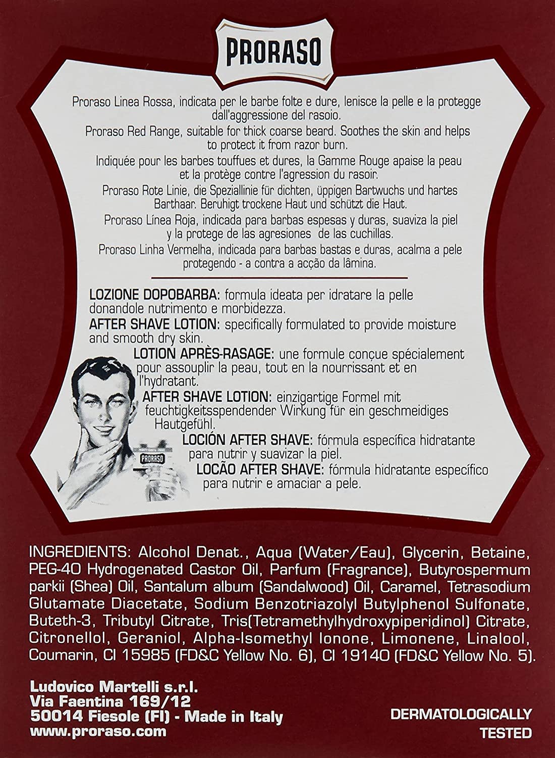 Proraso After Shave Loción Sándalo 100ml