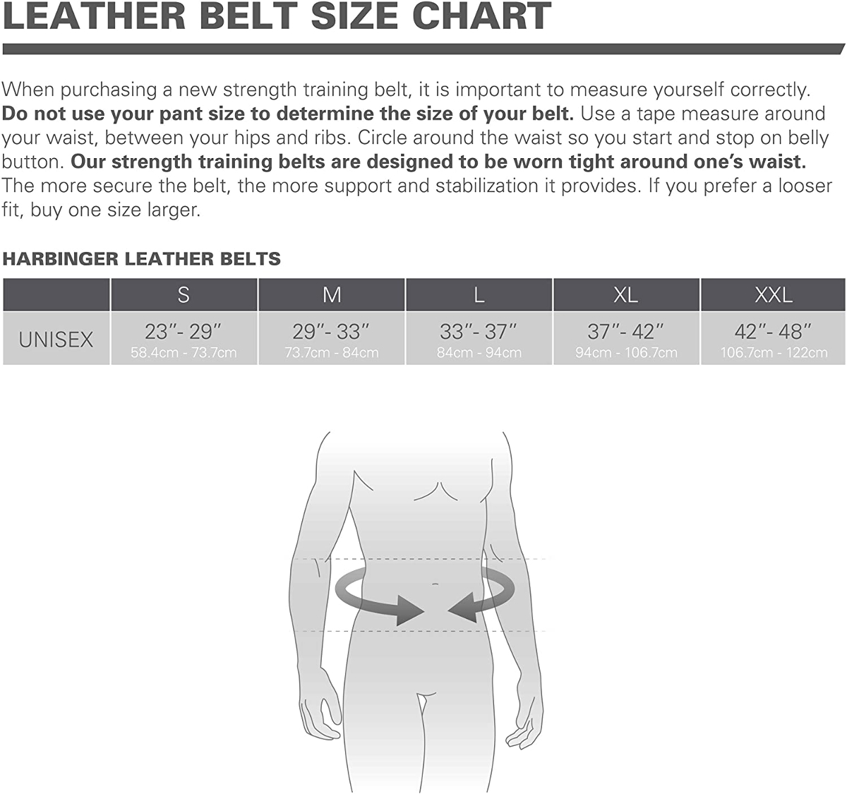 Faja Cinturon Cuero Acolchonado Harbinger 4 " Gym Pesas B001OJ36GG