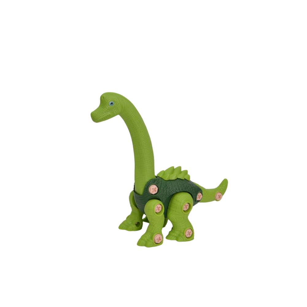 Juguete de Construccion Dinosaurio Autoarmable - Velociraptor, Braquiosaurio