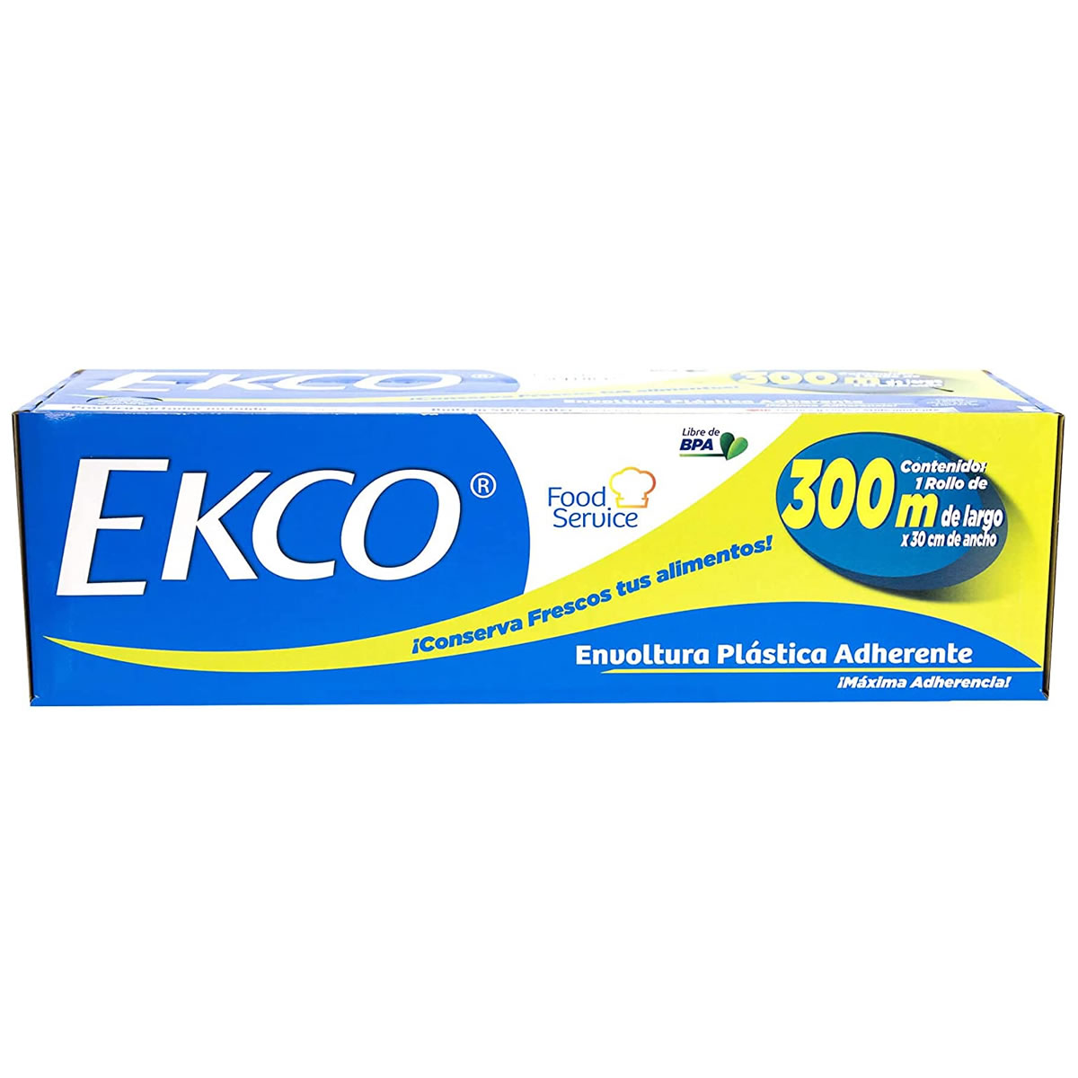 Plástico Adherente De 300 m x 300 cm Ekco 93563 VAS