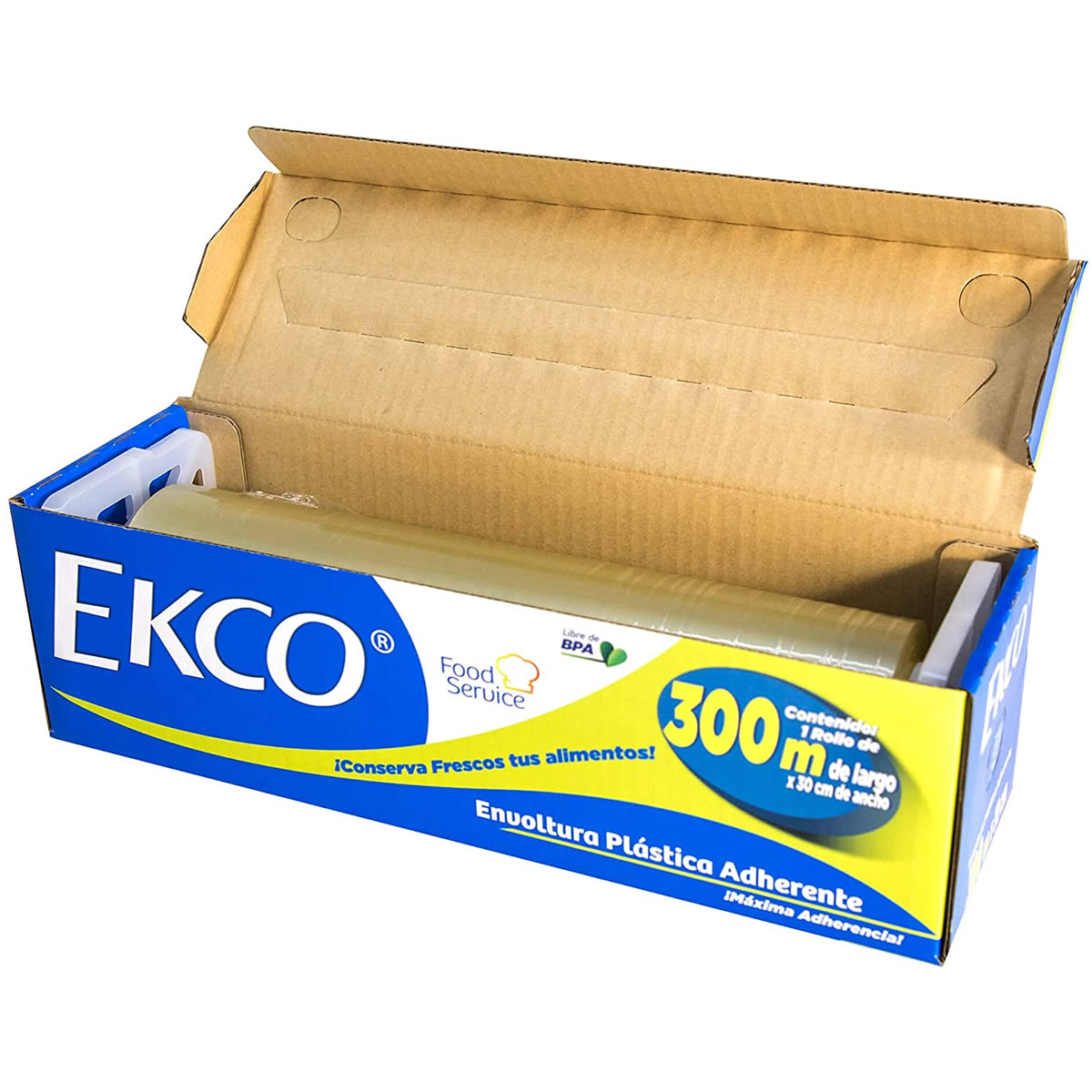 Plástico Adherente De 300 m x 300 cm Ekco 93563 VAS