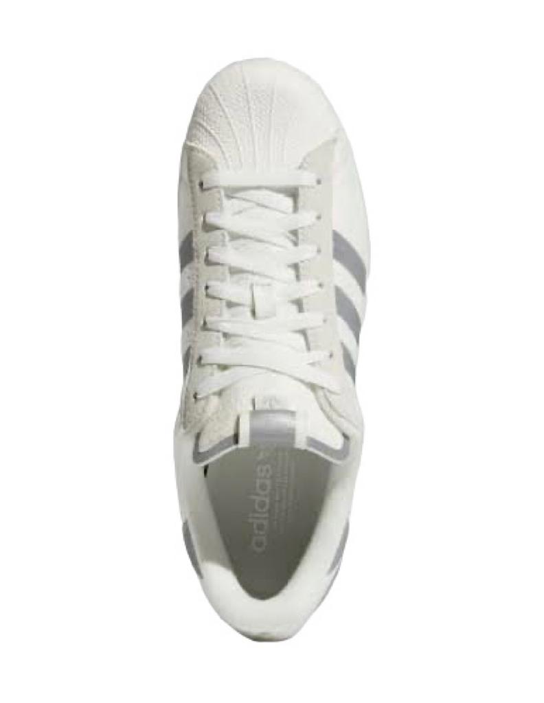 TENIS ADIDAS SUPERSTAR BLANCO CON GRIS REFLEJANTE (GY0988)