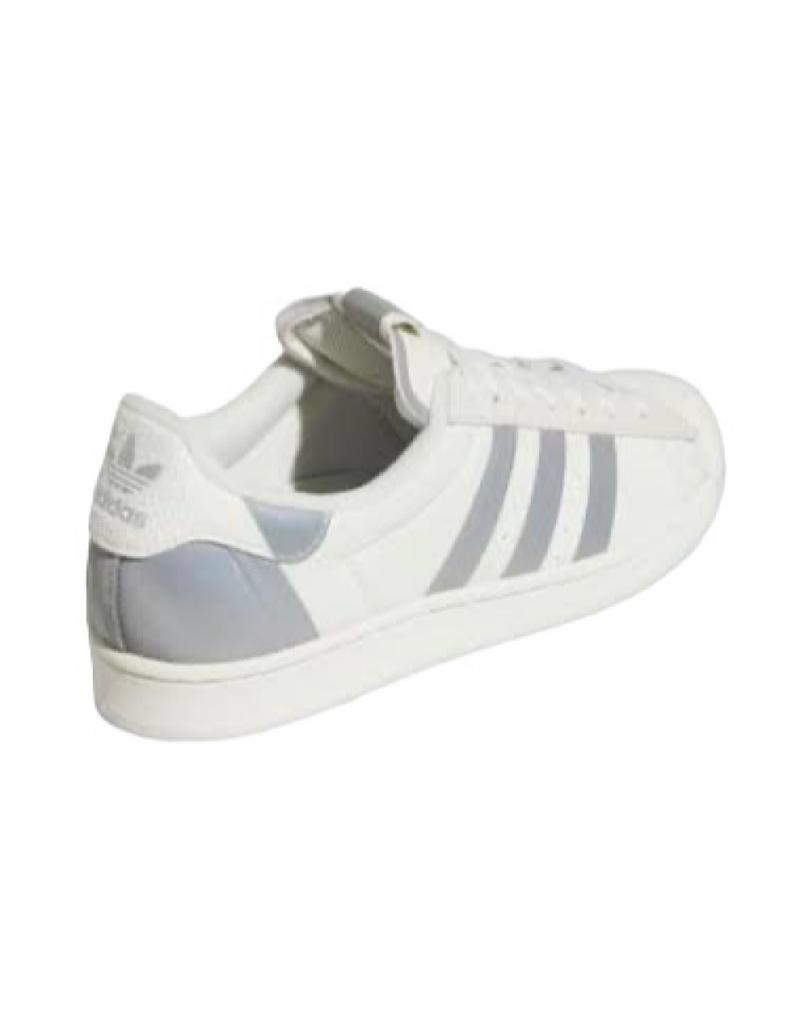 TENIS ADIDAS SUPERSTAR BLANCO CON GRIS REFLEJANTE (GY0988)