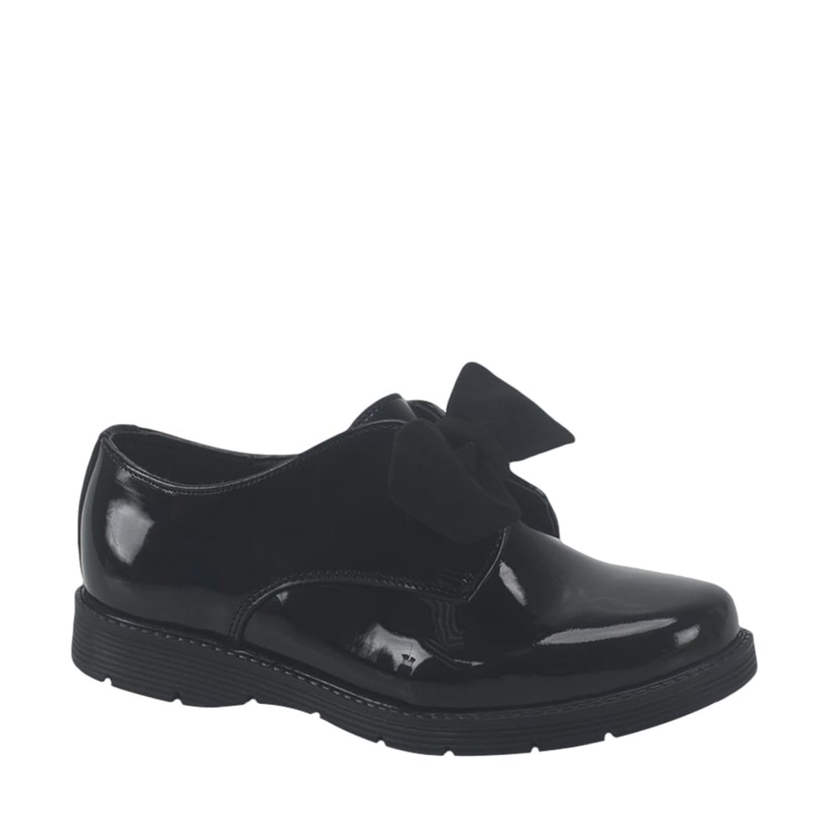 Zapato Casual Escolar Choclo Vivis Shoes Kids color Negro para Niña 7506 825638