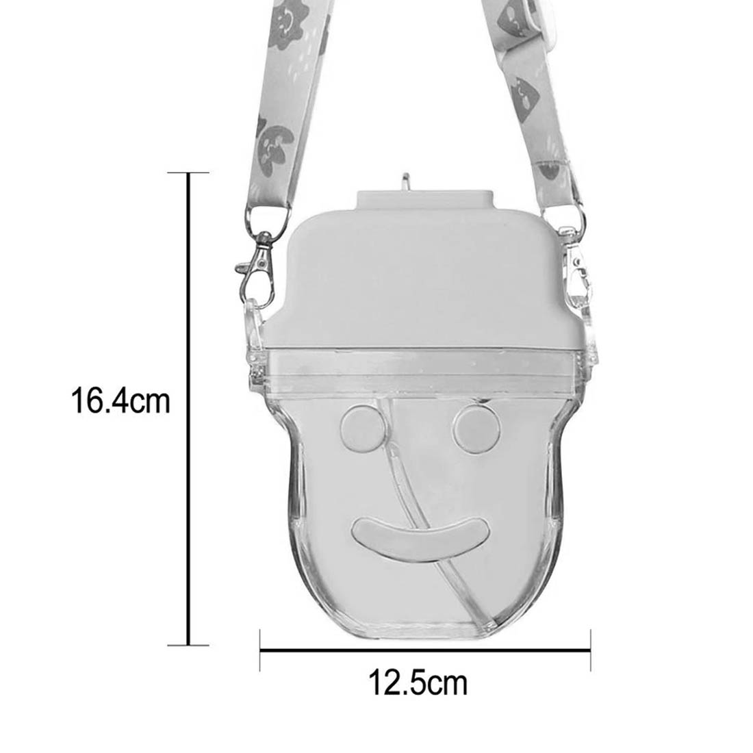 Cantimplora Botella de Agua Forma Paleta con Carita 300ml