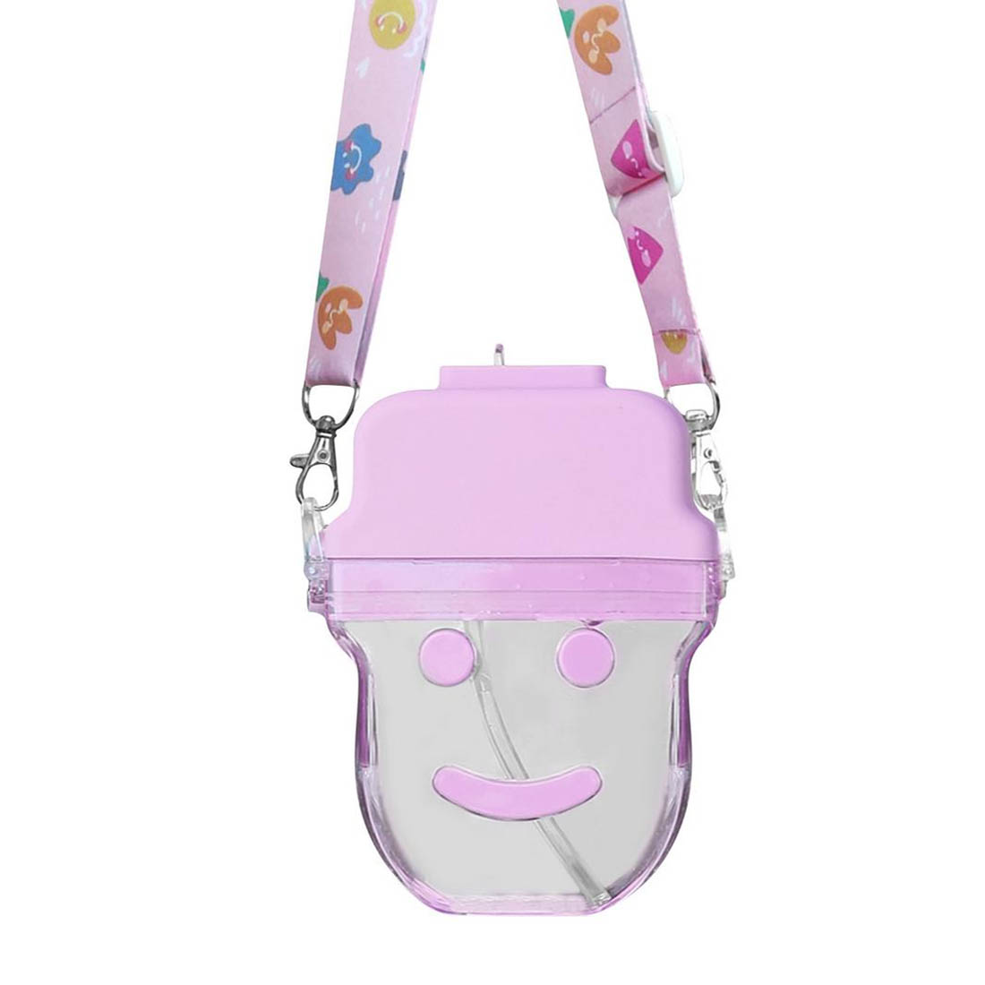 Cantimplora Botella de Agua Forma Paleta con Carita 300ml