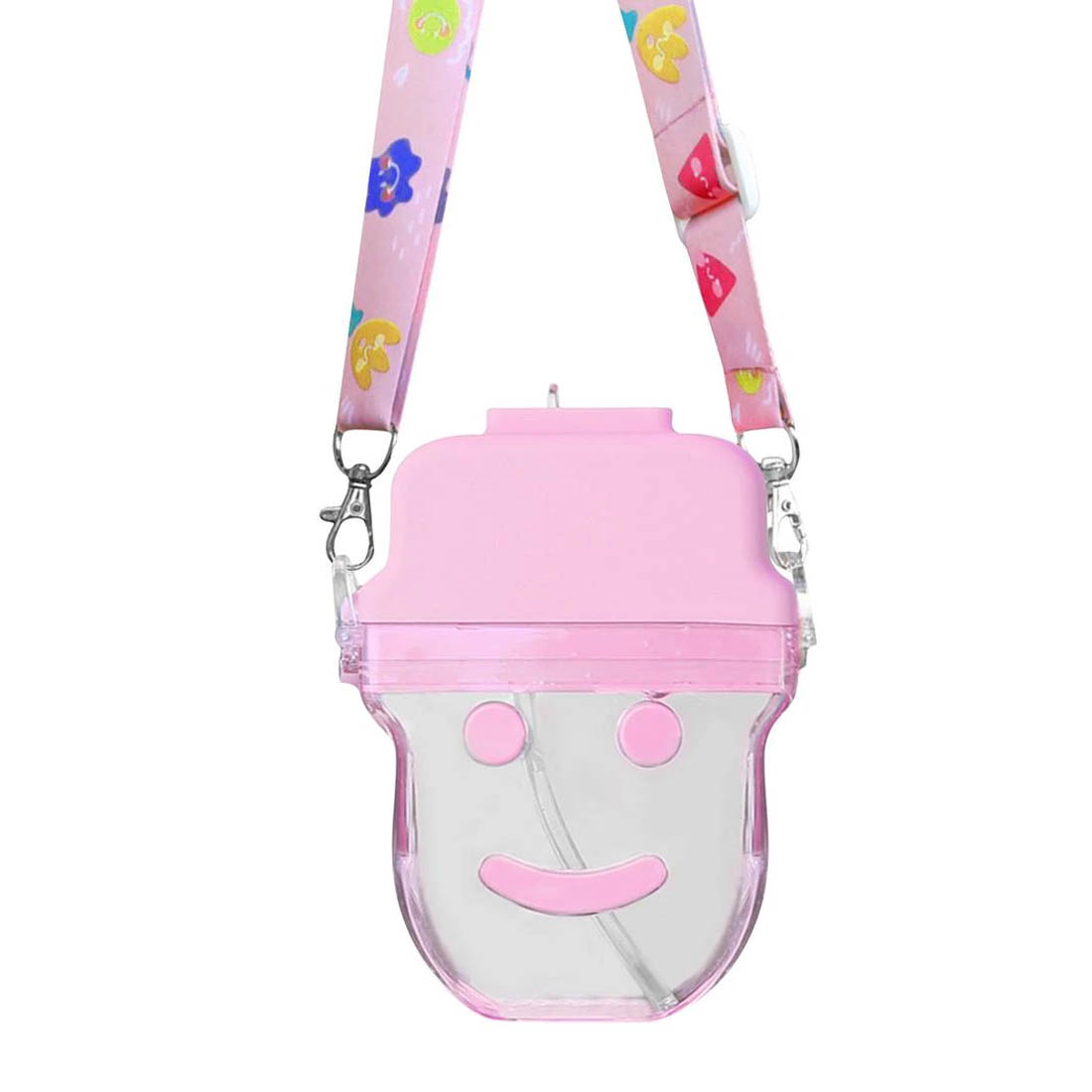 Cantimplora Botella de Agua Forma Paleta con Carita 300ml