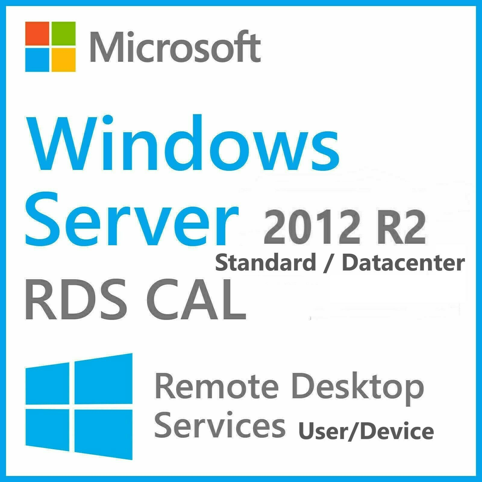 50 CAL/RDS para Windows server 2012 Standard	