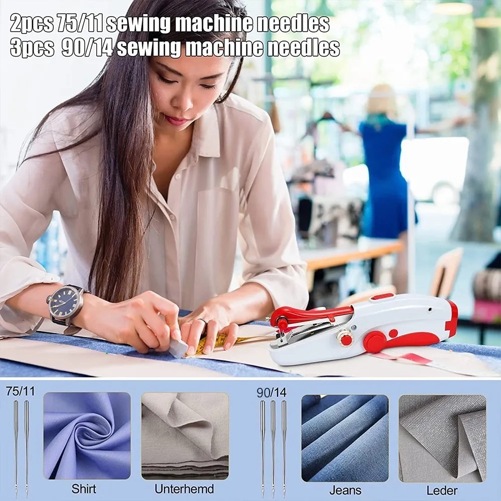 Mini Máquina De Coser Eléctrica Portátil