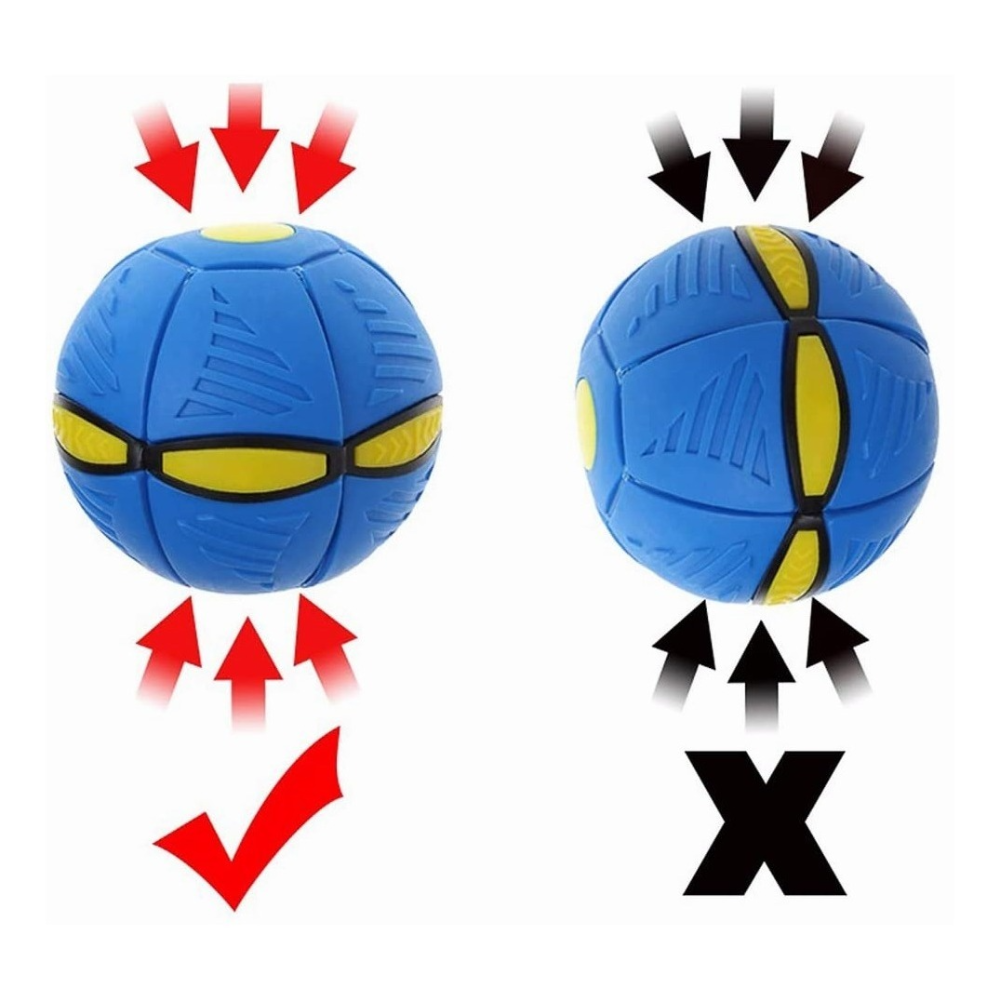 Pelota De Disco Juguete Deportivo Frisbee Magico - Roja