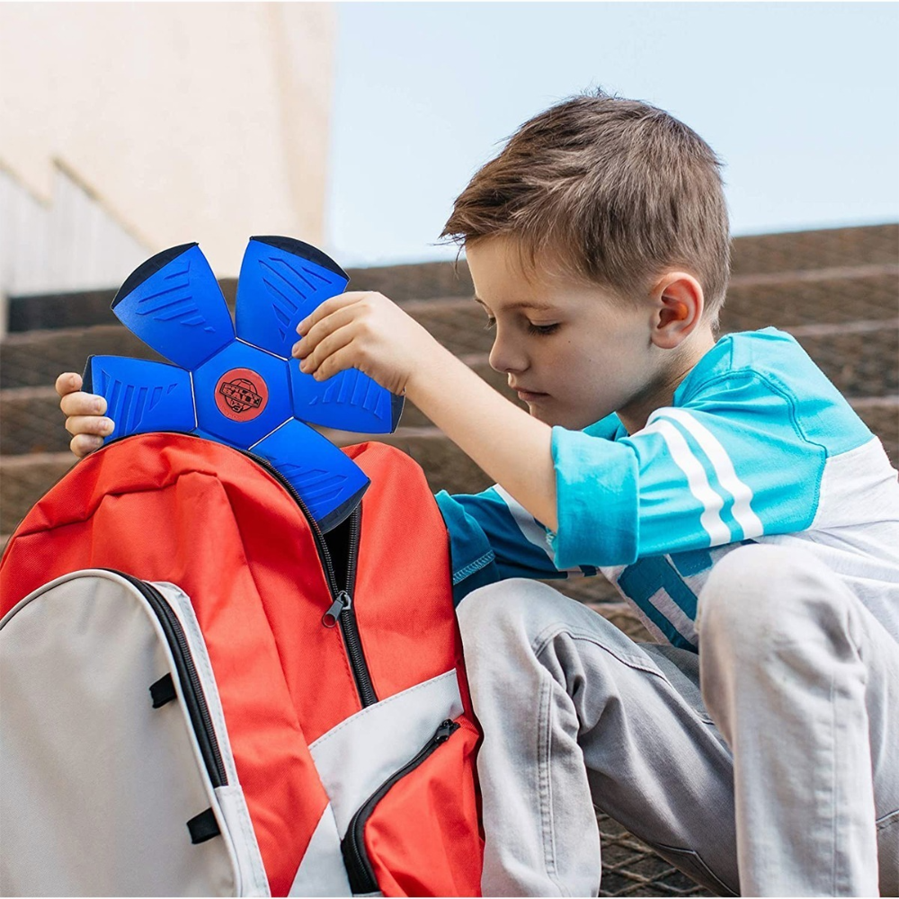 Pelota De Disco Juguete Deportivo Frisbee Magico - Roja