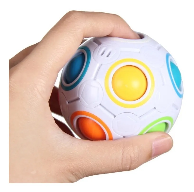 Juguete Antiestres Pop It Push Burbuja Fidget Alivia Estrés Azul 