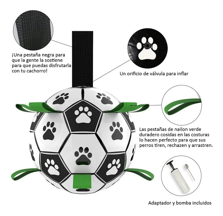 Juguetes Para Perros Balón De Fútbol 