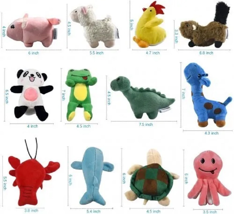 Peluche Cachorro Masticar Juguetes 12 Juguetes Para Perros