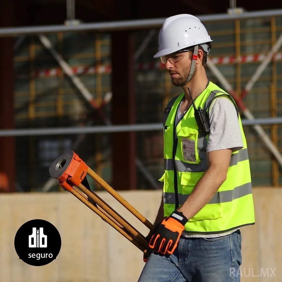 Chaleco De Seguridad Reflectante De Alta Visibilidad Amarillo