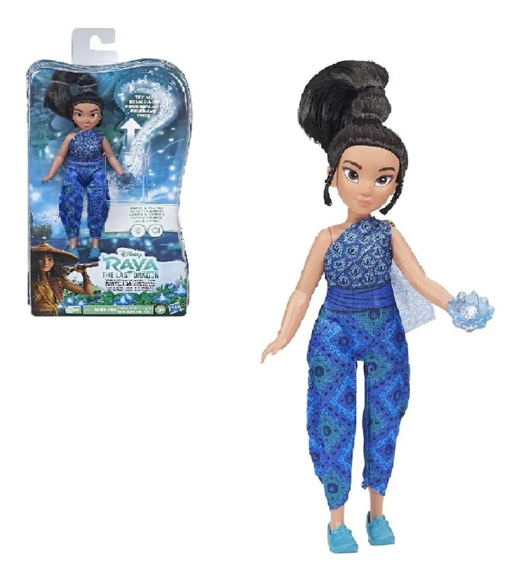 Muñeca Raya Disney Ultimo Dragon Flor Kumandra Luz Y Sonido