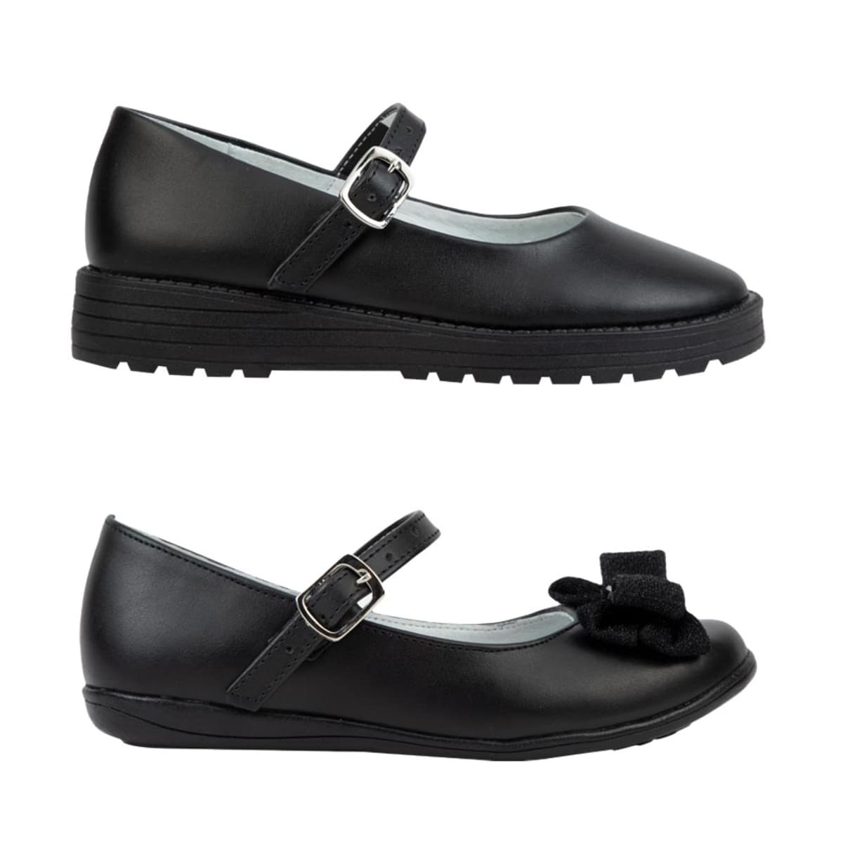 Kit de Zapatos Escolares Casuales Choclo Vivis Shoes Kids color Negro para Niña 1292 1053648