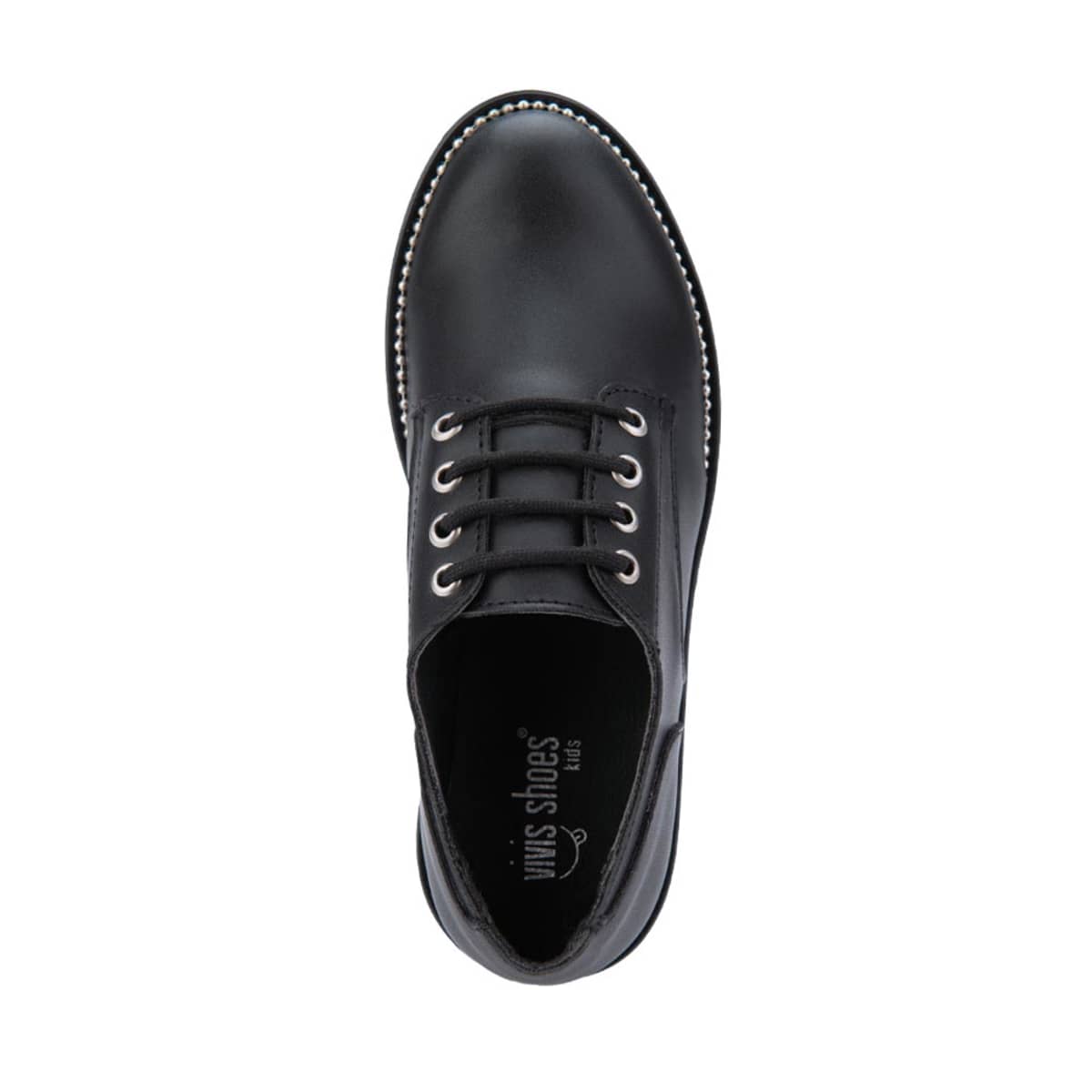 Zapato Escolar Casual Choclo Vivis Shoes Kids color Negro para Niña 1601 1052969