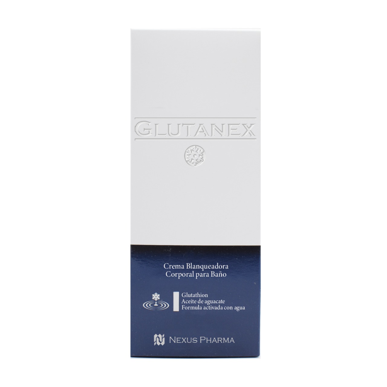 Glutanex Body Cream - CREMA BLANQUEADORA CORPORAL PARA BAÑO / Glutatión, Centella Asiática, Niacinamida, Aceite de Aguacate / Antioxidante, Hidratante y Aclarante al instante / 300ml / De Corea del Sur