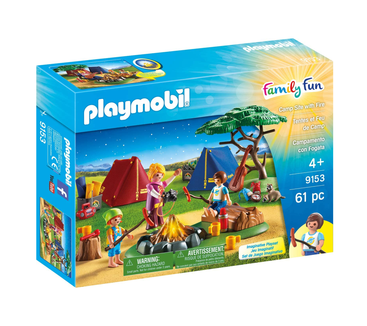 Playmobil 9153 Family Fun Campamento con Fogata