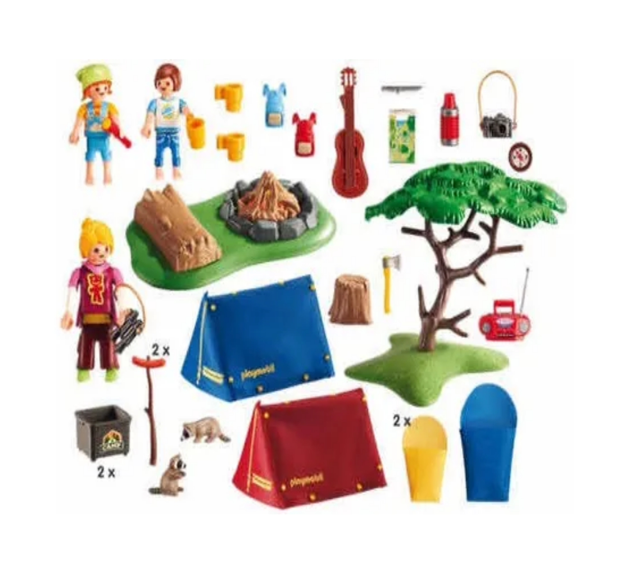 Playmobil 9153 Family Fun Campamento con Fogata