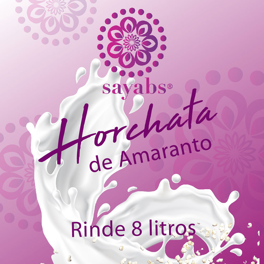 Horchata De Amaranto Sayabs 100% Natural Sin Azúcar