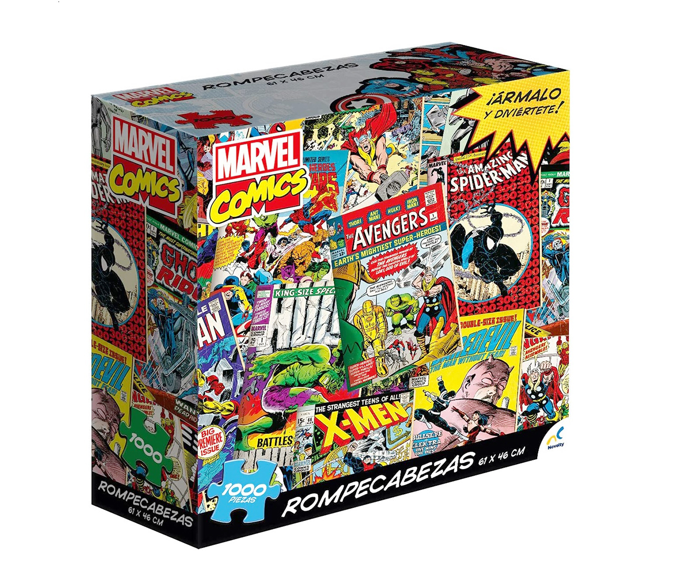 Rompecabezas Marvel Comics Coleccionable con 1000 piezas Novelty Corp 