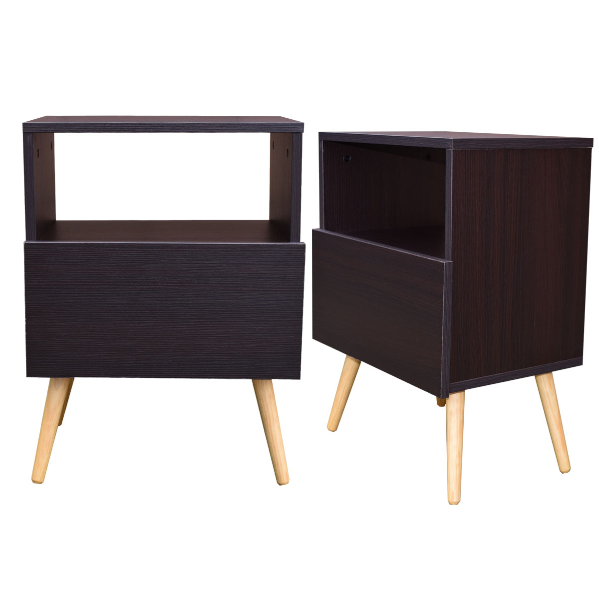 Par de Buros Monaco Chocolate