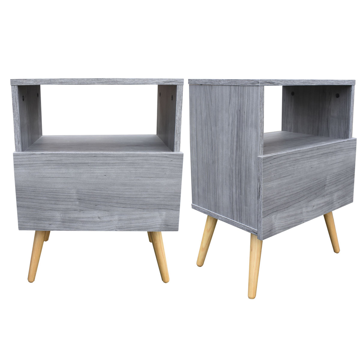 Par de Buros Monaco Gris