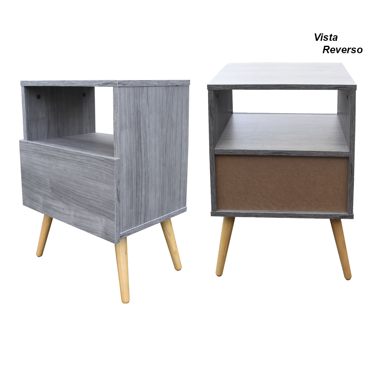 Par de Buros Monaco Gris