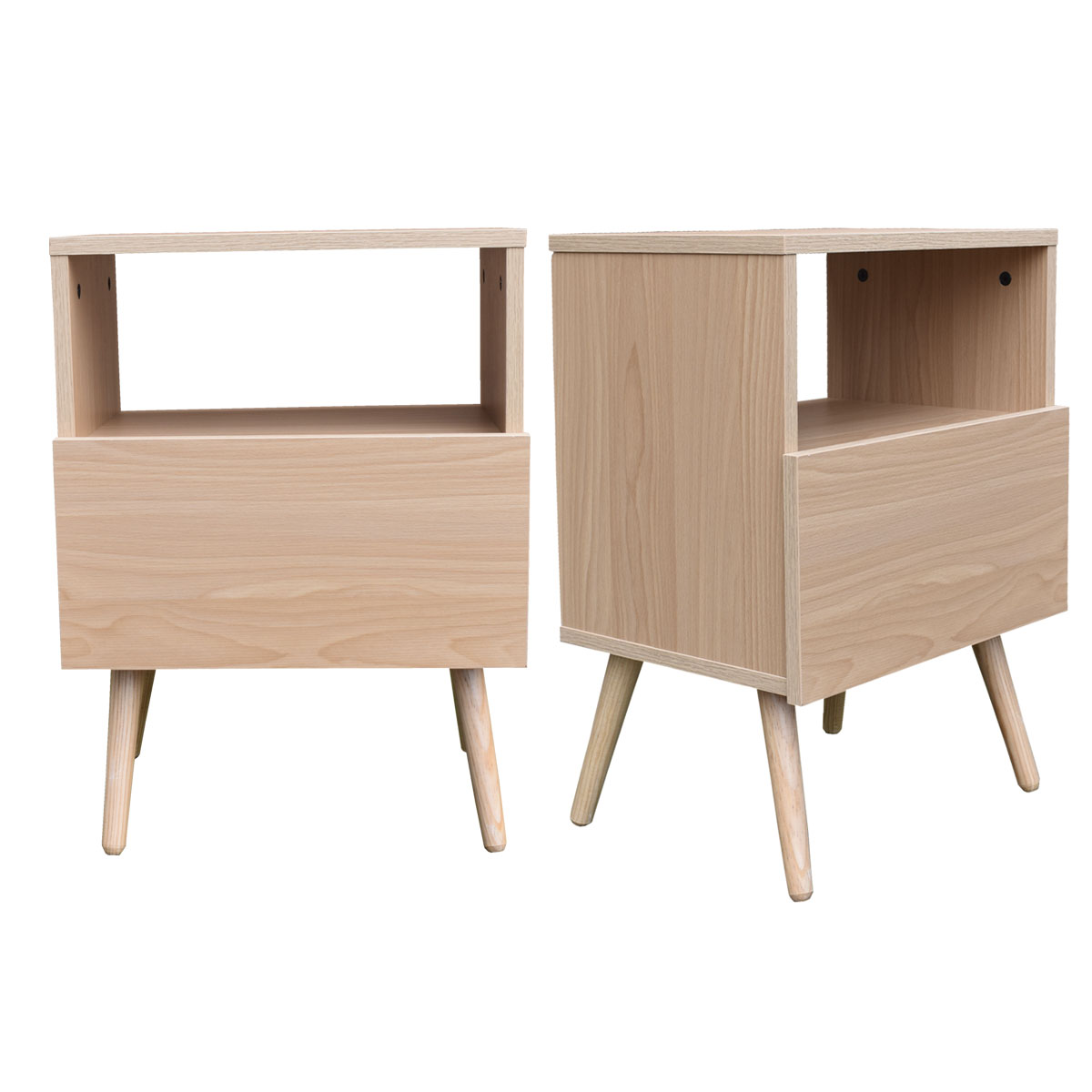 Par de Buros Monaco Roble