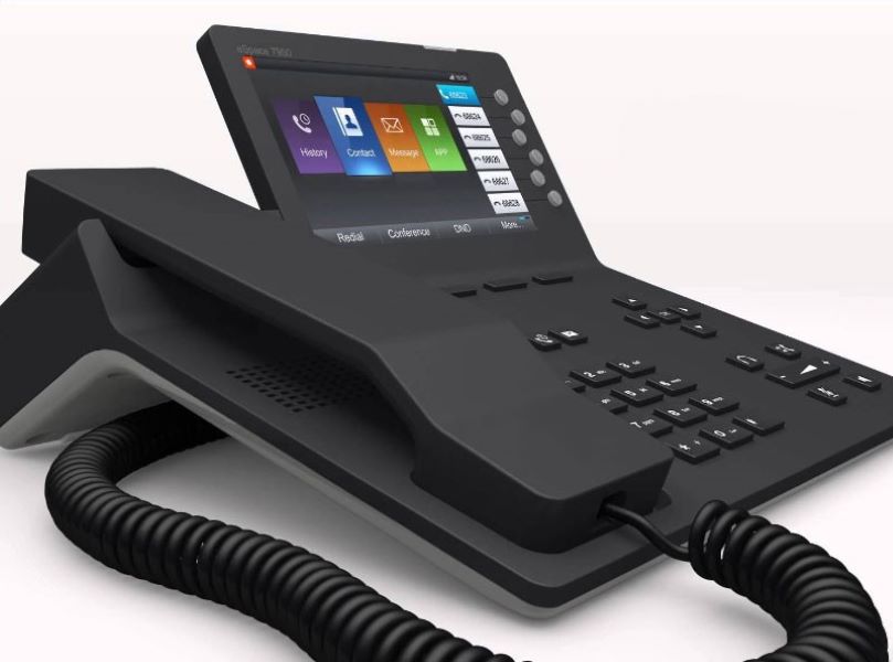 Teléfono Alámbrico IP Huawei eSpace 7950, 6 líneas, Ethernet, PoE, Reacondicionado, Grado A