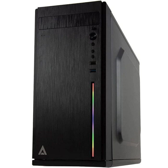 Gabinete ACTECK INTEGRA Fusion X GI440 RGB Micro-ATX Fuente 500W AC-929530