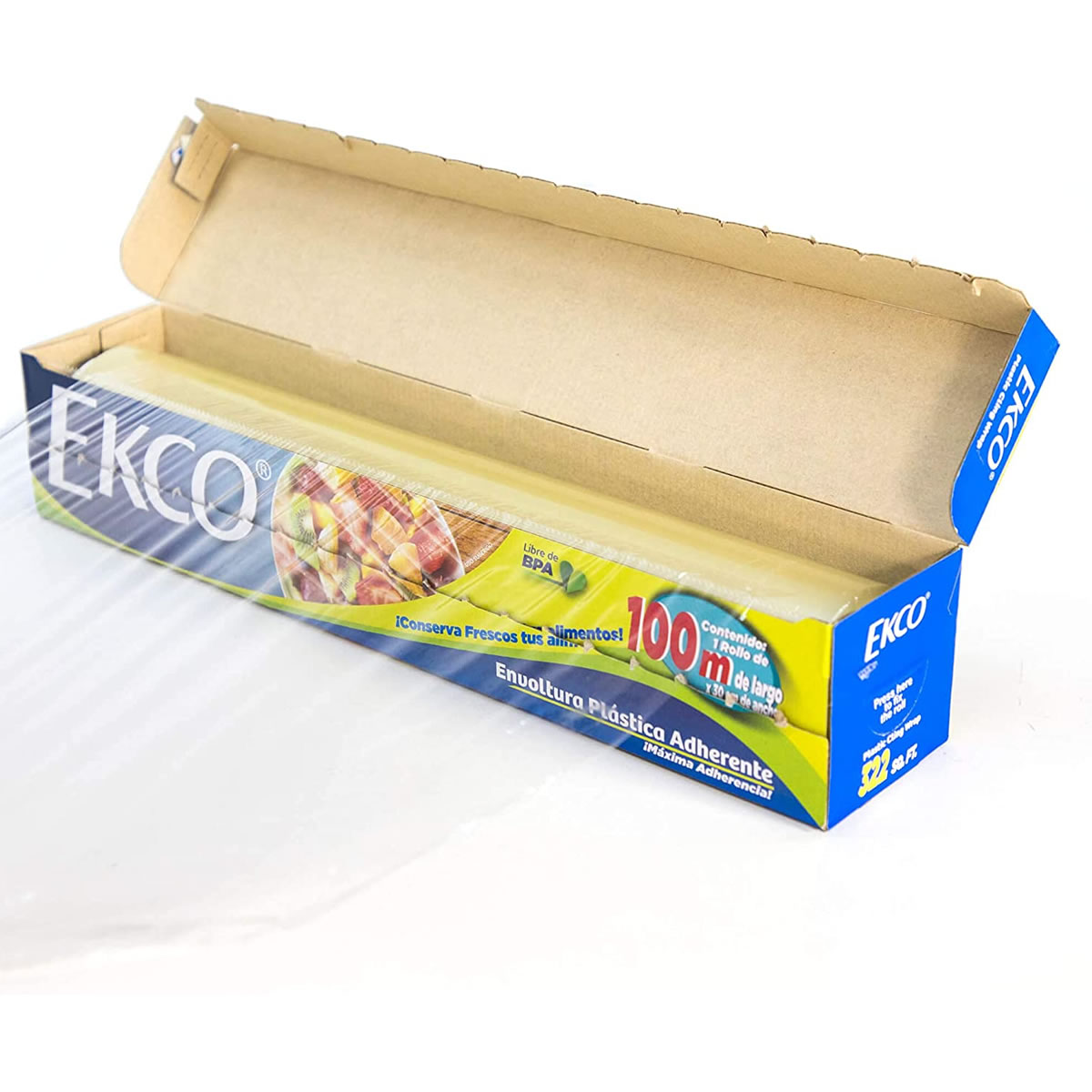 Plástico Adherente De 100 m x 30 cm Ekco 93556 VAS