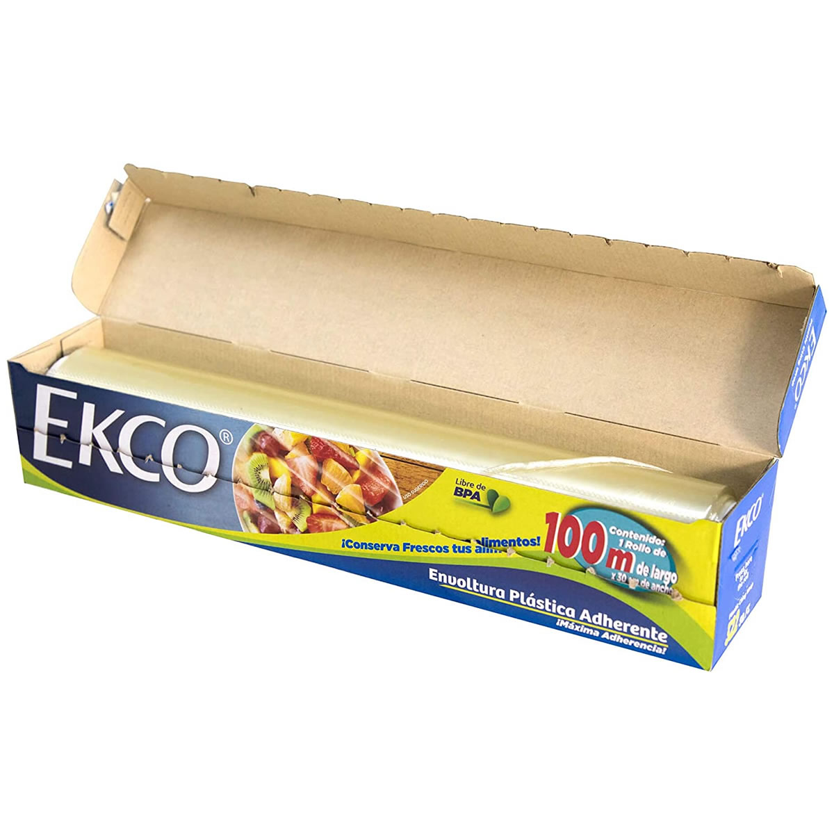 Plástico Adherente De 100 m x 30 cm Ekco 93556 VAS