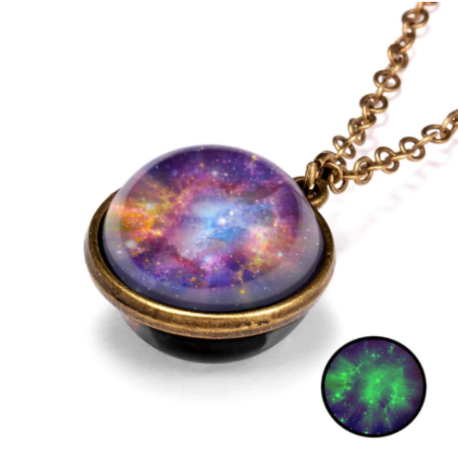 Collar Galaxy Brillante Moda Steampunk Vintage 