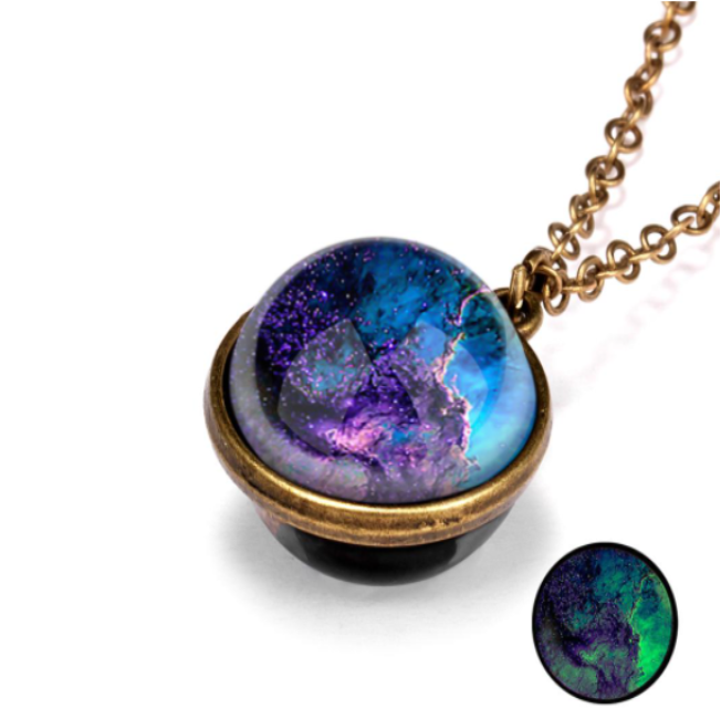 Collar Galaxy Brillante Moda Steampunk Vintage 